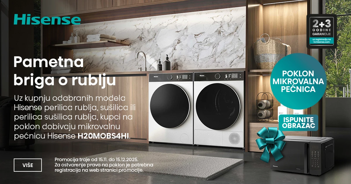 Perilice i sušilice rublja Hisense