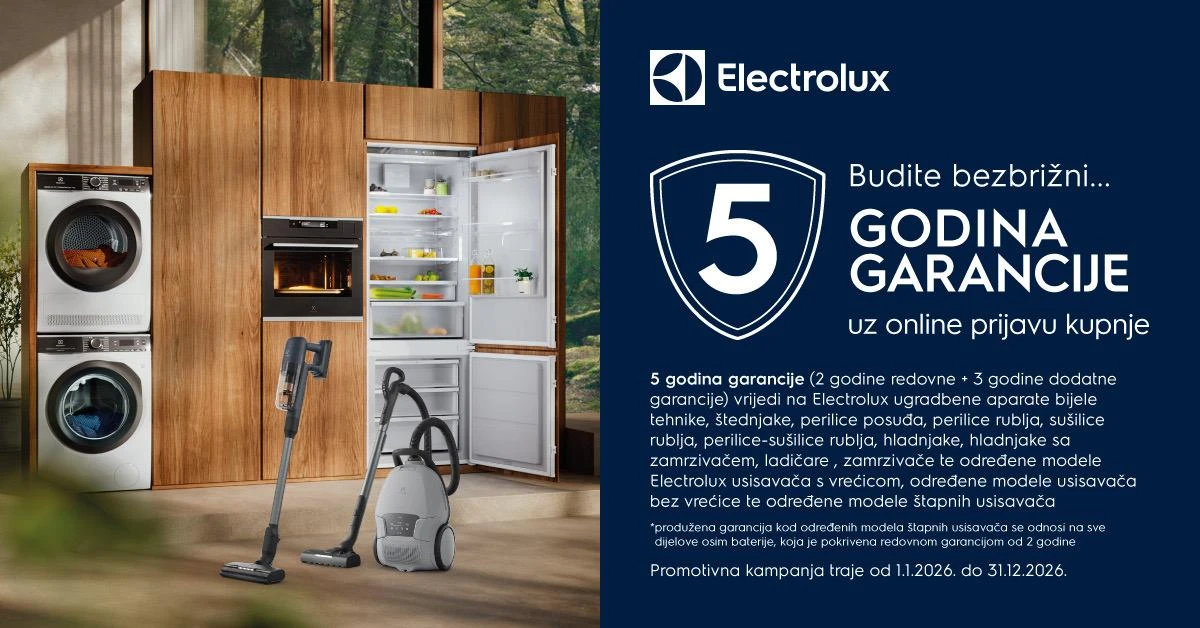 Electrolux 5 godina garancije