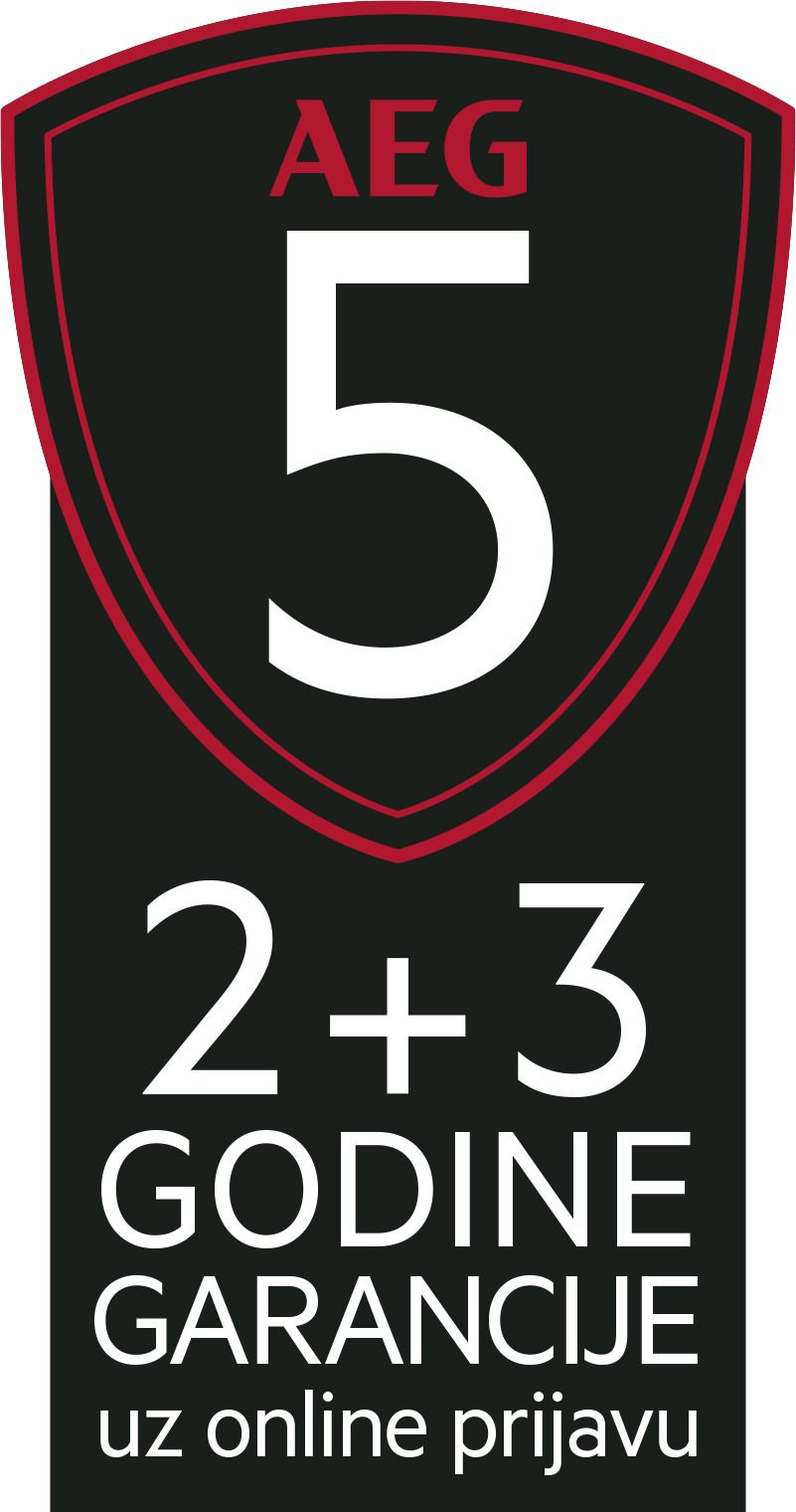 2 + 3 godine garancije uz online prijavu