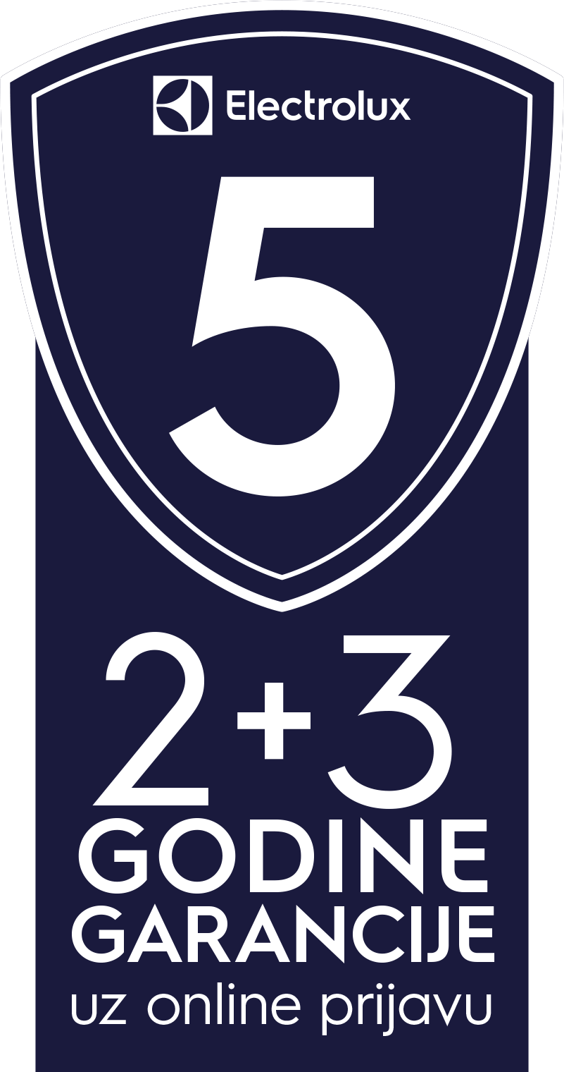 2 + 3 godine garancije uz online prijavu